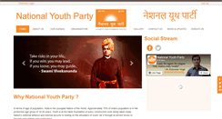 Desktop Screenshot of nationalyouthparty.org