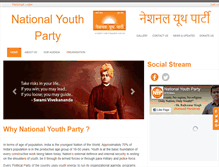 Tablet Screenshot of nationalyouthparty.org
